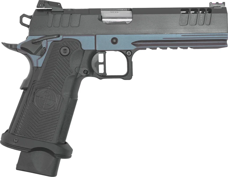 Great Lakes Synergy 1911 DS 9mm 5" Blue Titanium