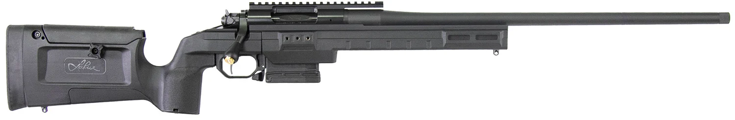 Larue Tactical Siete 6.5 Creedmoor bolt-action rifle with 23-inch black sporter barrel