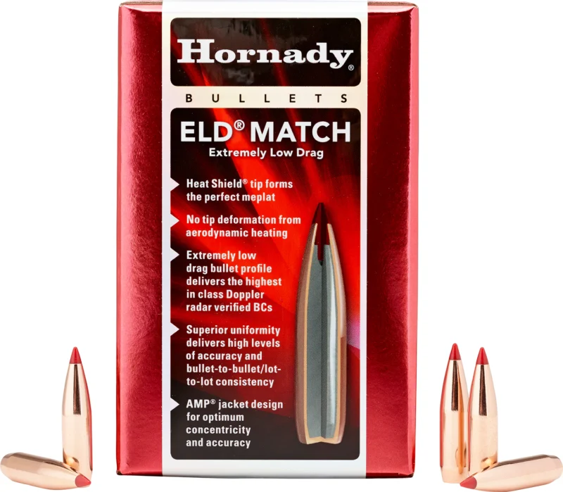 Hornady ELD Match 6.5mm .264 147 gr 500ct box product image