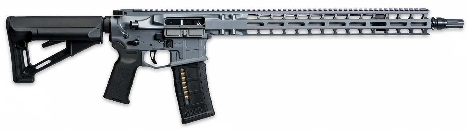 Radian Weapons Model 1 6mm ARC 18-inch threaded barrel Cerakote gray rifle with SBA3 brace