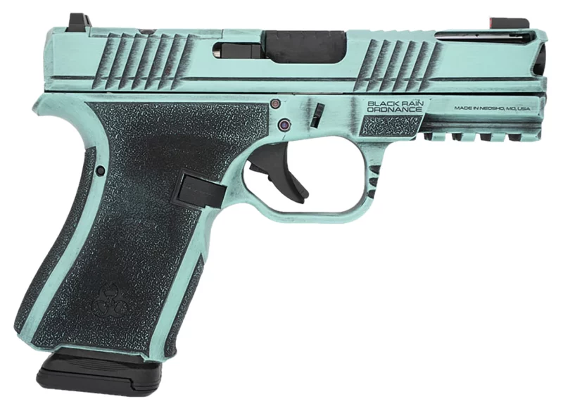 Black Rain Ordnance Frontline+ compact 9mm handgun, optic-ready slide, stainless steel slide