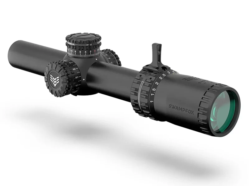 Swampfox Arrowhead 1-10x24 LPVO 30mm scope with Guerrilla Dot BDC reticle and green illumination