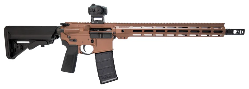 Bushmaster Bravo Zulu 5.56 NATO 16 inch AR rifle with Magpul furniture and free-float rail