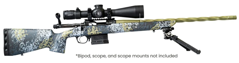 Horizon Firearms Venatic .22 Creedmoor bolt-action rifle with 22-inch spiral fluted threaded barrel and carbon fiber stock