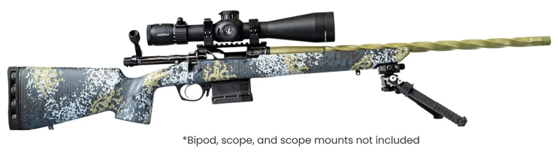 Horizon Firearms Venatic 2023 .22 Creedmoor bolt-action rifle with 24-inch spiral-fluted threaded barrel and Iota EKO X carbo