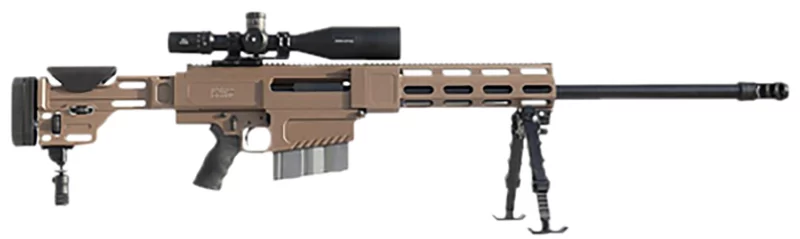 LUXUS ARMS HM Defense HM50B2 Gen 2 .50 BMG 29.25-inch FDE rifle with adjustable stock