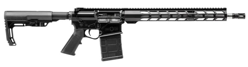 Patriot Ordnance Factory LMR Base 02358 .308 Win rifle with 16.50 in barrel and 15 M-LOK handguard, black aluminum receiver