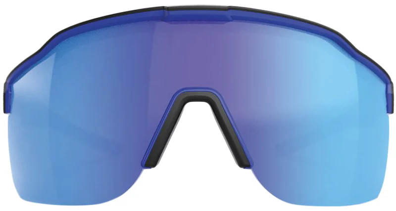 Glock Safe Action Tactical Glasses AS41038 blue mirror lens black frame front view
