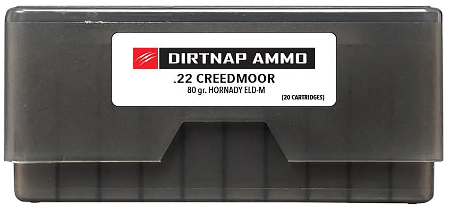 Fierce Firearms Dirtnap 22Creedmoor 80gr Extremely Low Drag-Match ammunition box