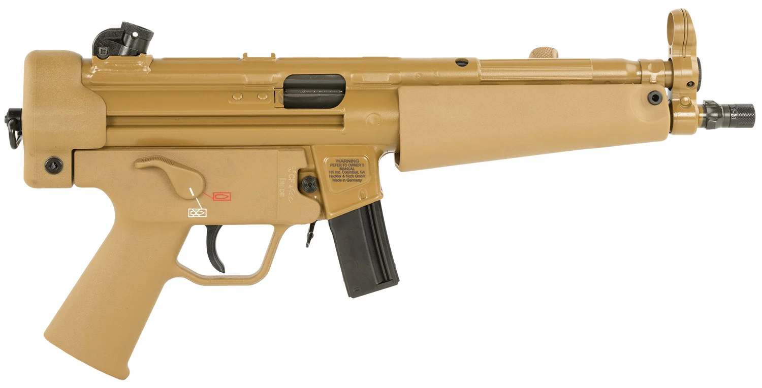H&K SP5 9mm 8.86in RAL8000 FDE — 2 Magazines