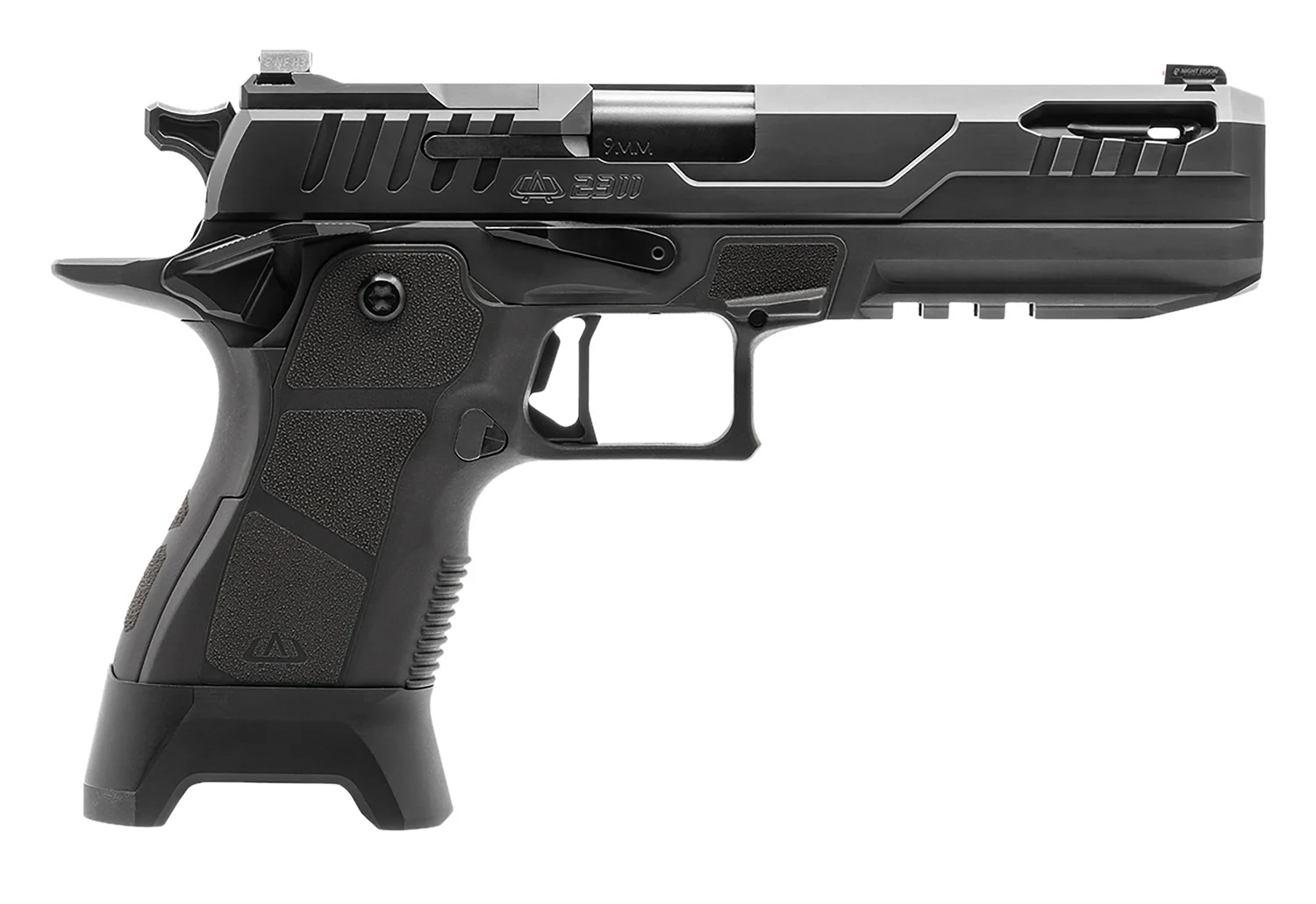 OA Defense OA 2311 Pro 9mm 5-inch ported full-size pistol kit, black