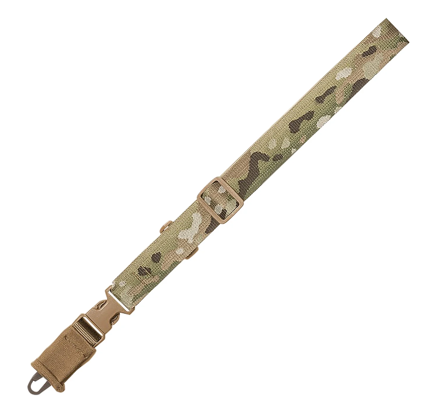 Tac Shield T6005MC CQB single-point sling in MultiCam pattern with HK-style hook