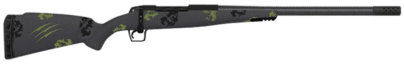 Fierce Firearms Twisted Rogue bolt-action rifle, 7mm PRC, 24-inch barrel, digital camo fixed stock