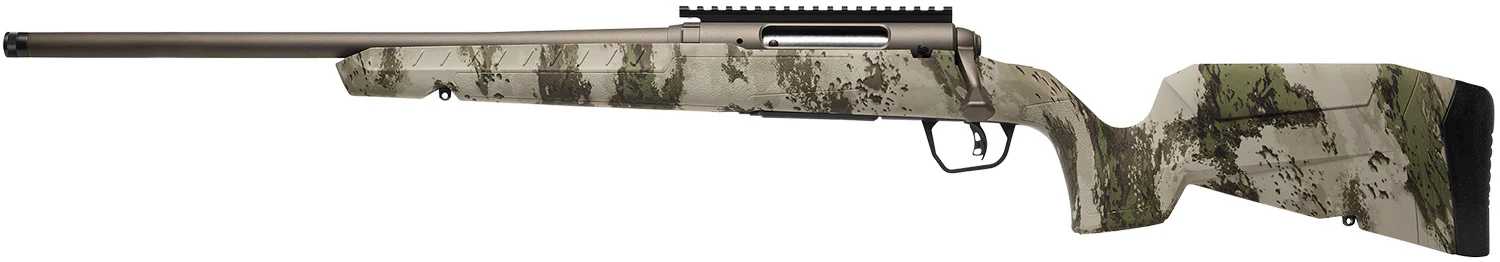 Savage Axis 2 Pro Woodland Camo Left Hand Compact Rifle 6mm ARC 20in threaded barrel