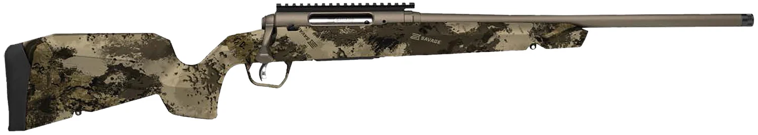 Savage Axis 2 Pro Western 6mm ARC 20 inch rifle with threaded barrel and synthetic camo stock