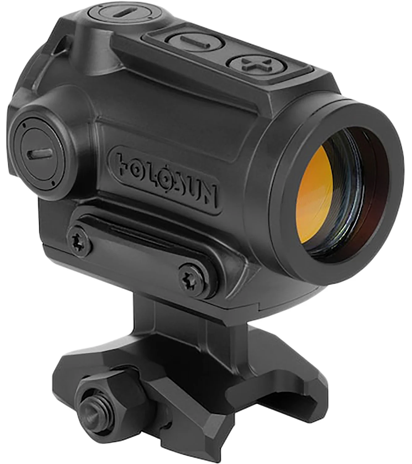 Holosun ARO-MRS GD enclosed gold multi-reticle rifle sight, 22mm lens, black matte