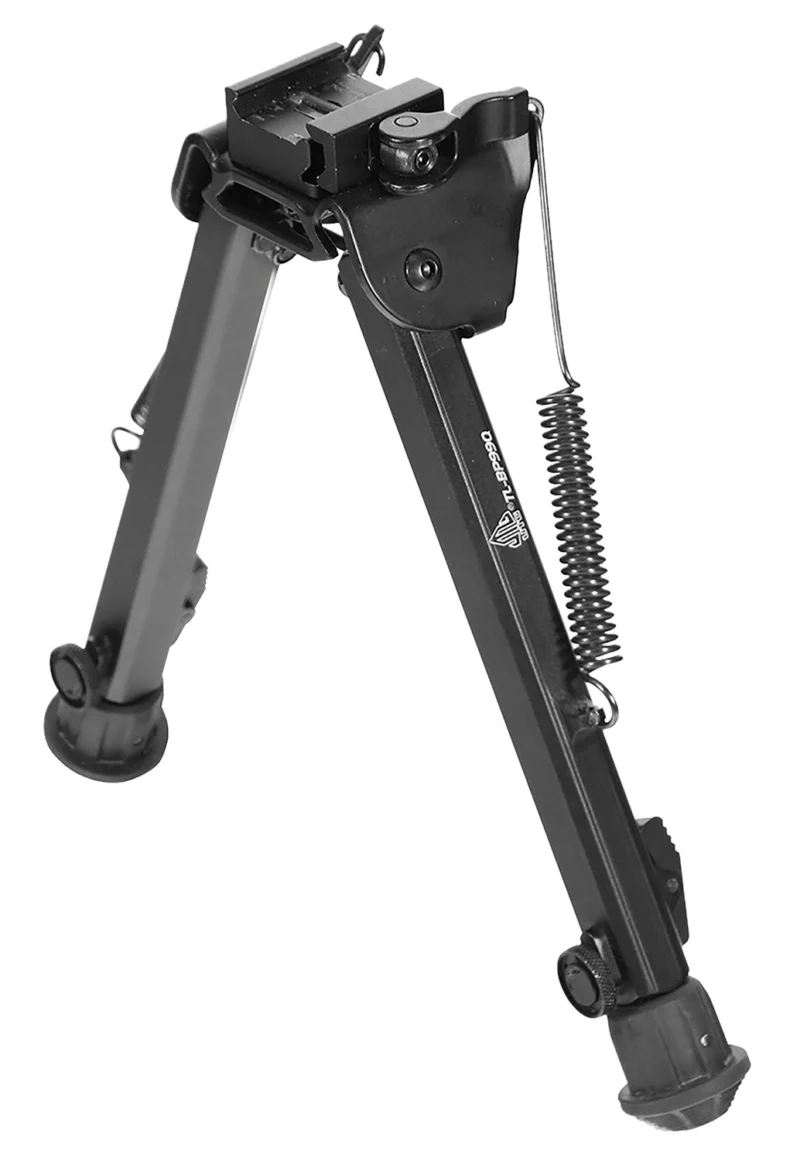 Leapers UTG Super Duty Bipod TL-BP99Q QD 8-12.8in Black, Picatinny/Weaver & swivel stud