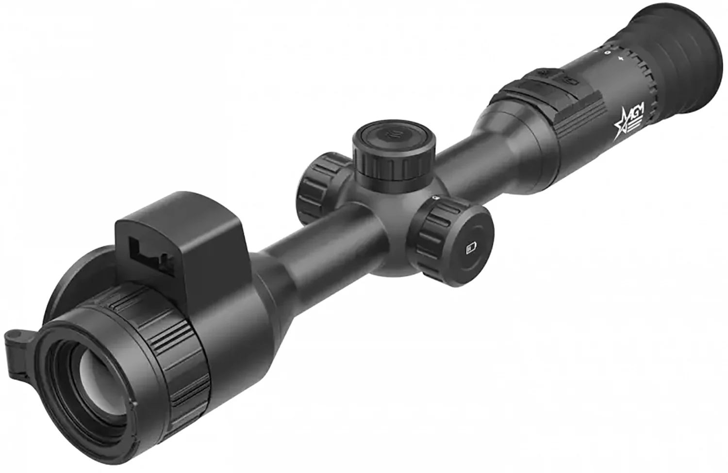 AGM Adder V2 LRF 35-384 thermal rifle scope, 35mm objective, black finish