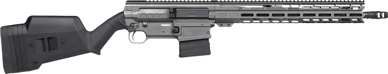 CMMG Dissent BR3 .308 Win rifle with 16.10" threaded barrel and Magpul SGA stock