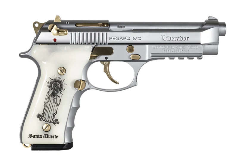 EAA Girsan Regard MC Liberador 9mm 4.9 inch polished chrome handgun