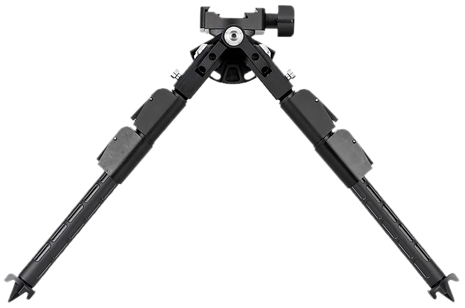 MDT CKYE-POD Lightweight double-pull bipod black anodized aluminum with spiked feet