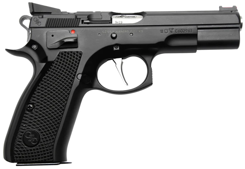 CZ-USA 75 SHADOW RDS OR 9mm pistol with 4.6 listing and two 16-round magazines