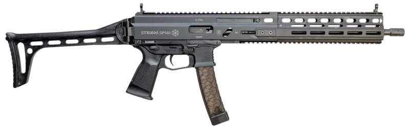Grand Power Stribog SP9A1 9mm 16-inch black with side-folding stock