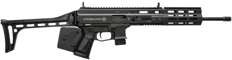 Grand Power Stribog SP9A3 9mm 16in black CA compliant carbine
