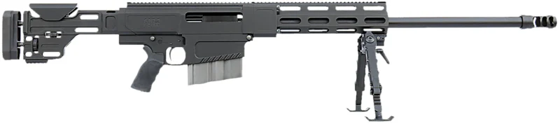 HM Defense HM50B2 Gen2 .50 BMG rifle black with 29.25-inch barrel and adjustable stock