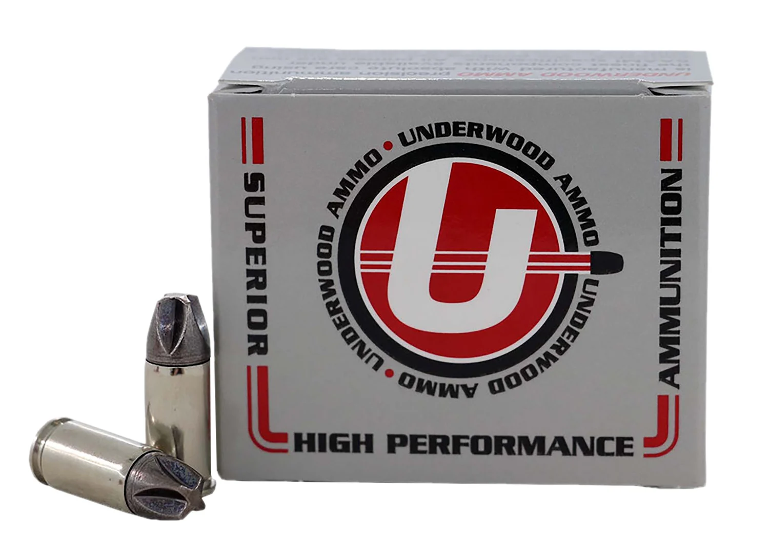 Underwood 9mm 90gr Xtreme Defender Platinum Edition ammunition box, 20 rounds