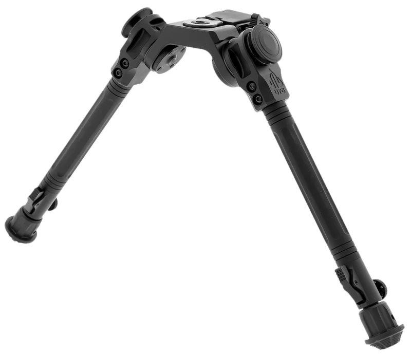 Leapers UTG Over Bore Picatinny bipod, black anodized aluminum with reinforced steel components