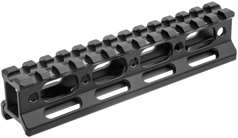 Leapers UTG slim Picatinny riser mount 1 inch height 5.5 inch length matte black