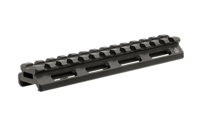 Leapers MTRSX5L Picatinny riser mount matte black anodized 0.5 inch height 5.5 inch length