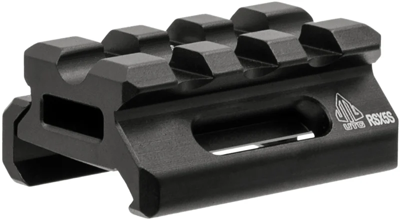Leapers MTRSX5S Picatinny riser matte black anodized 0.5 inch height