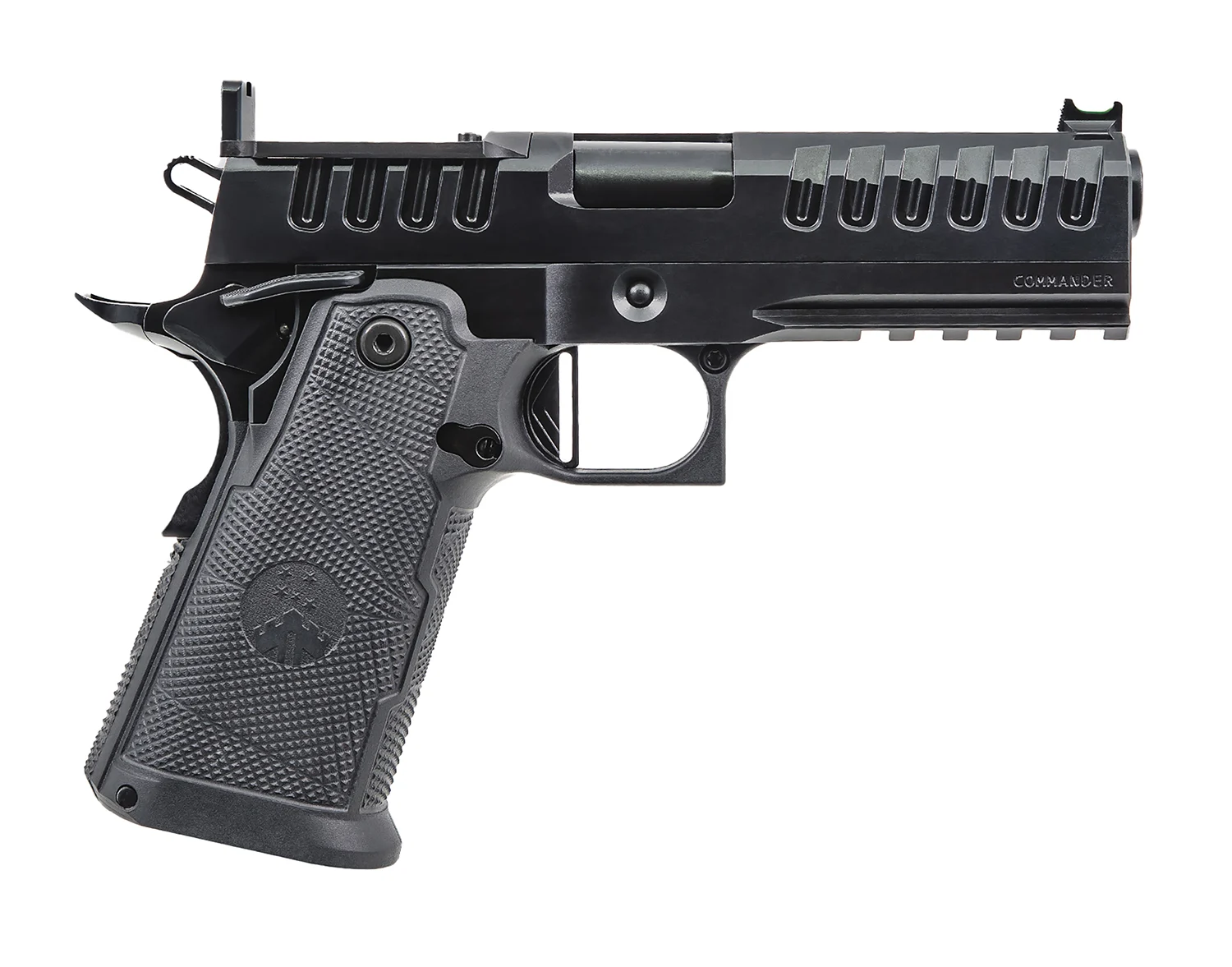 Watchtower Firearms Apache Commander 9mm pistol Black PVD with threaded barrel and three magazines