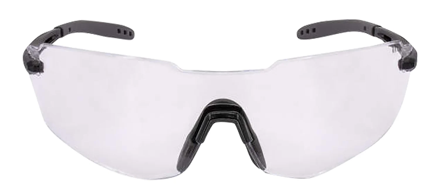 Radians Oblivion OBV0110CS clear lens safety glasses with black half frame