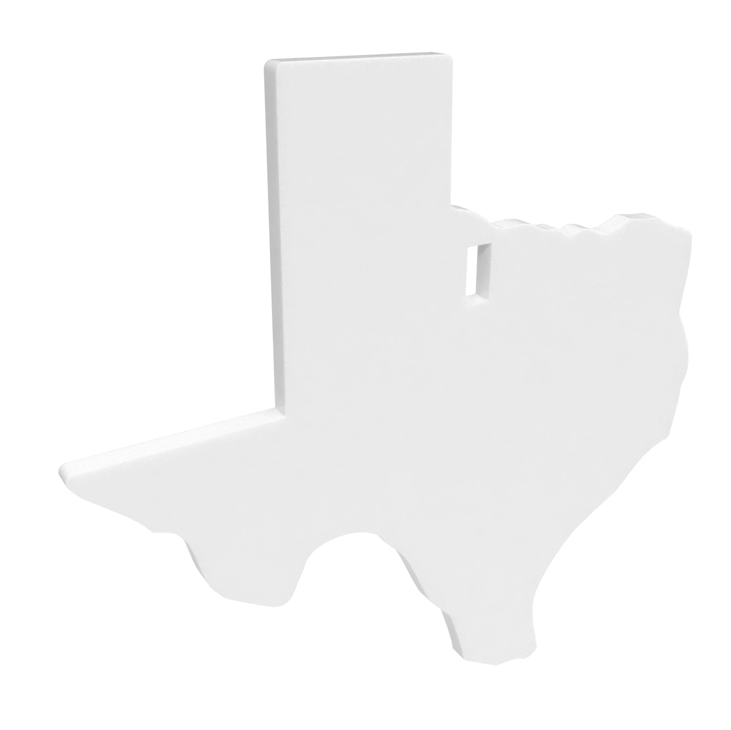 Birchwood Casey BC-47721 Texas silhouette 3/8in AR500 steel target with white powder coat