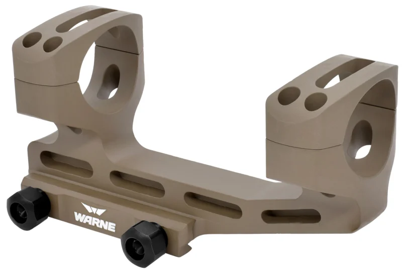 Warne LR-SKEL1DE X-SKEL skeletonized Picatinny scope mount 1 inch 20 MOA Flat Dark Earth