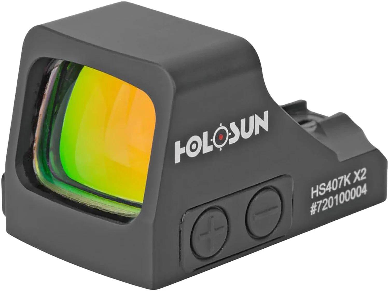 Holosun HE407K-GD-X2 red dot sight, black finish, 6 MOA gold dot reticle