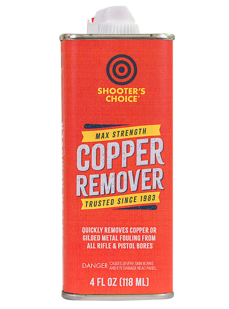 Shooters Choice Max Strength Copper Remover 4 oz bottle