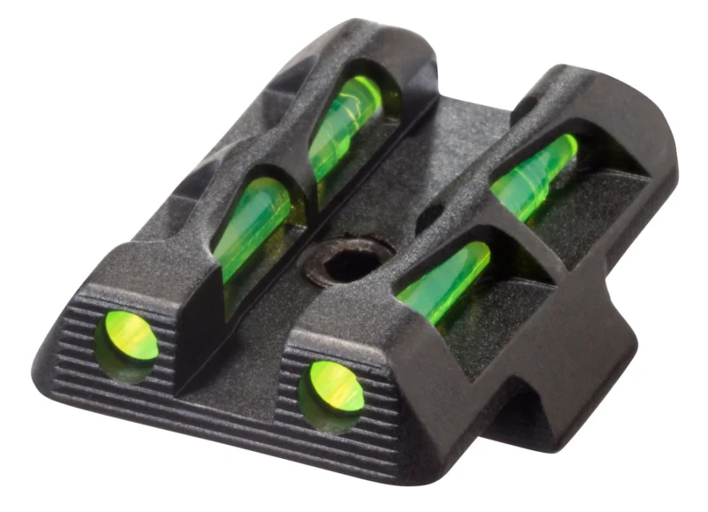 Hi-Viz LiteWave GLLW11 rear sight for Glock 42/43 green fiber optic steel frame