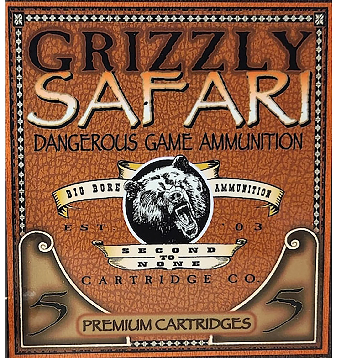 Grizzly Ammo 470 Nitro Express 500 gr Solid Brass 5 per box