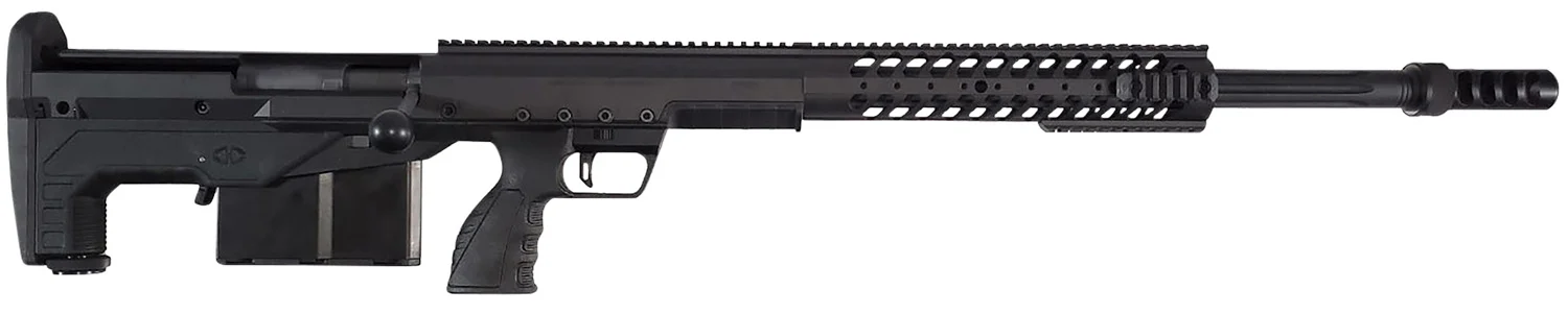 Desert Tech HTI Bullpup .50 BMG rifle with 29-inch match-grade threaded barrel and black finish