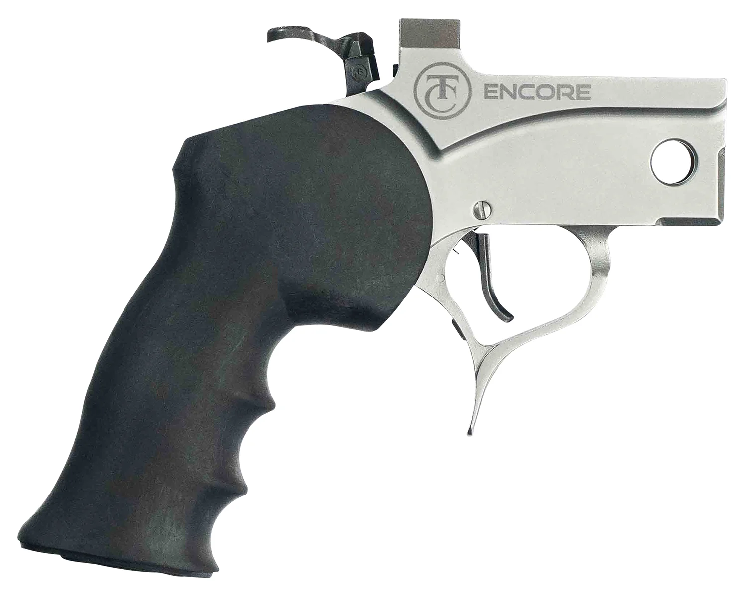 Thompson/Center Encore ProHunter pistol frame stainless with black FlexTech rubber grip and forend, fits 12 and 15 inch barre