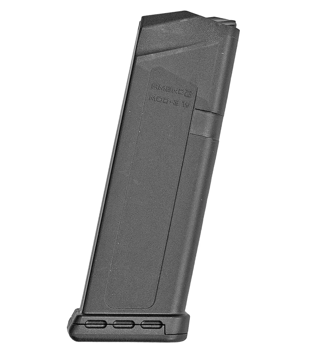 AMEND2 15-round polymer magazine for Glock 19, 9mm, black