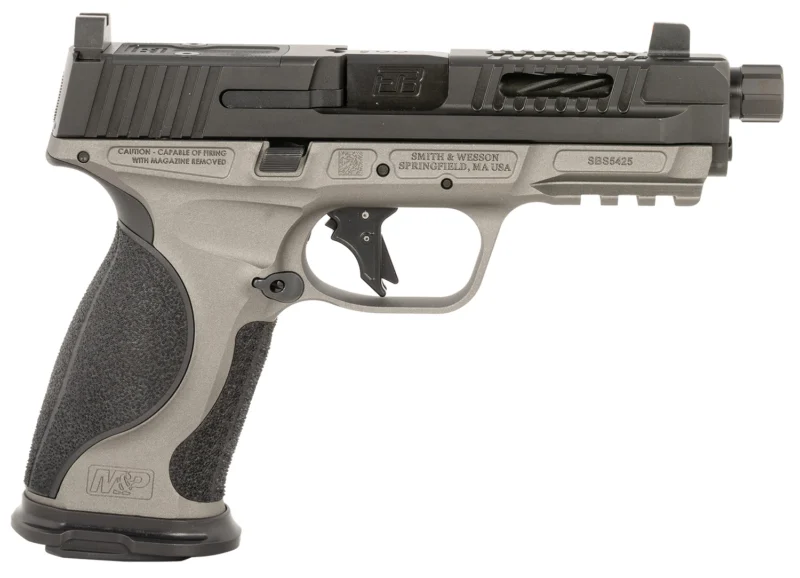 Ed Brown MPFMATCH Fueled M&P Match 9mm 4.75-inch threaded barrel with black nitride optic-cut/ported slide