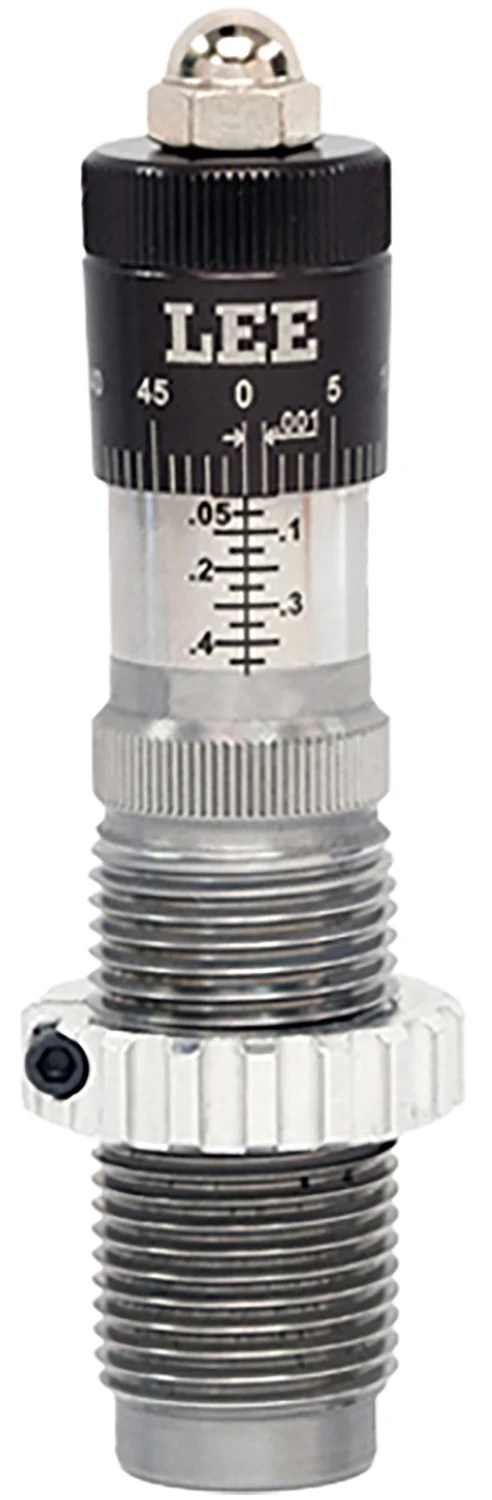 Lee Precision 6.5mm Creedmoor micrometer bullet seating die black/clear
