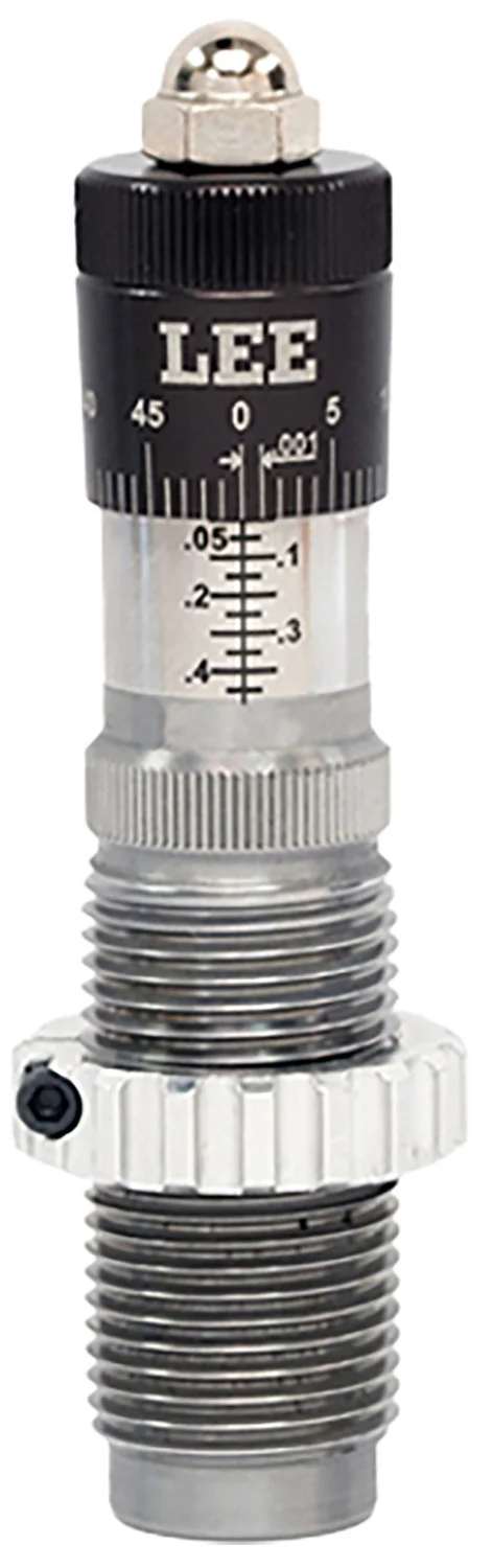 Lee Micrometer Precision Bullet Seater die for 7mm PRC, black body with clear guide