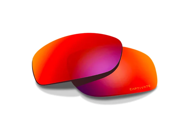 Wiley X P-17RM Twisted glasses with red mirror polarized polycarbonate lenses