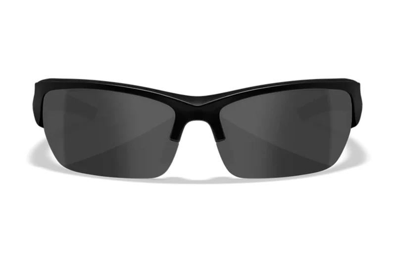 Wiley X Valor CHVAL08 safety glasses with Smoke Gray lens and matte black frame
